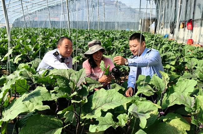 泽州县税务局税务干部面对面宣讲自产农产品免征增值税等涉农税收优惠政策，助力特色农产发展。2026.10 .9 (2)_副本.jpg