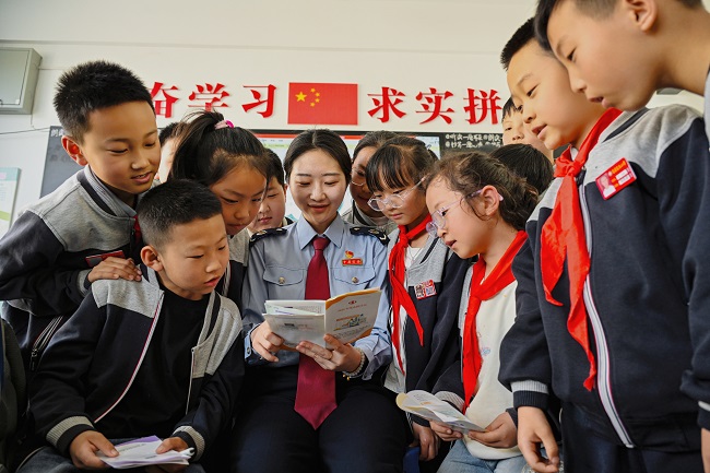 临汾蒲县税务：税法宣传进校园 护航青春共成长